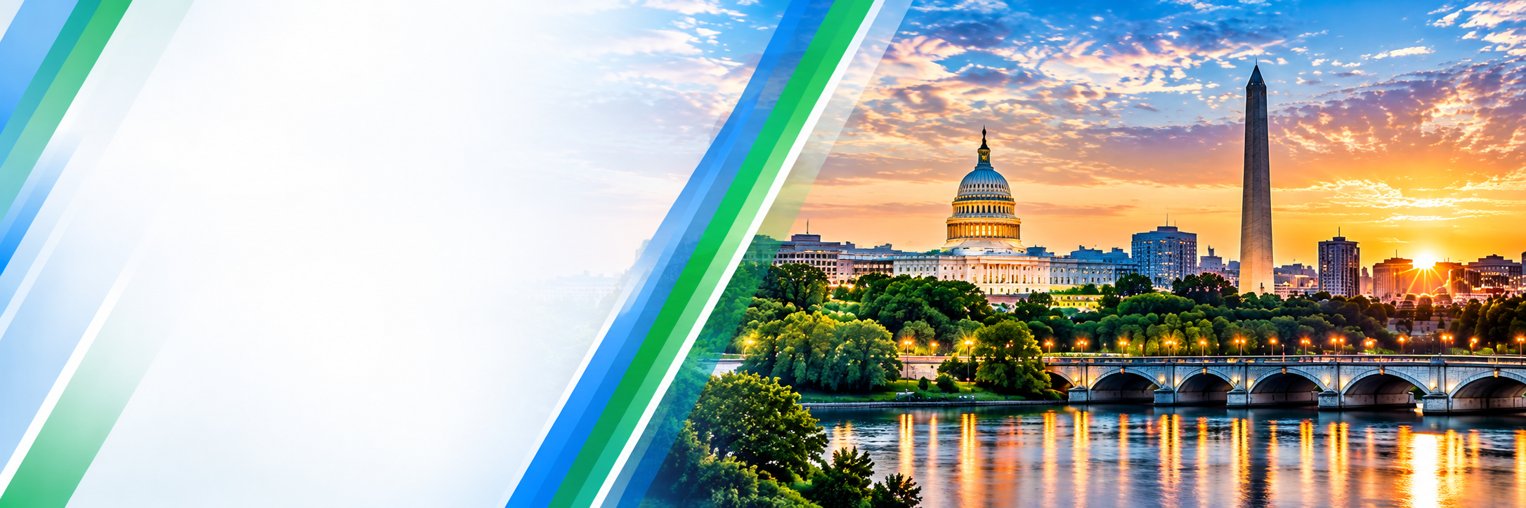 Washington DC skyline representing FortiCube government and commercial operations